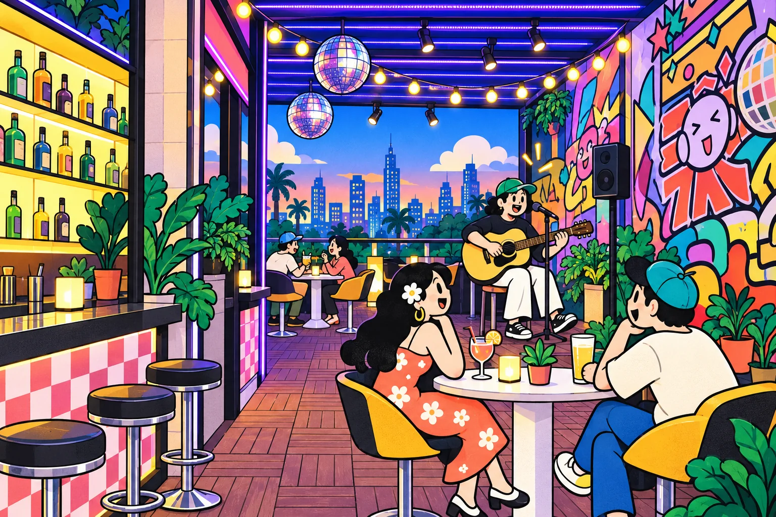 5F · Rooftop, Bar & Coffee · Wonom